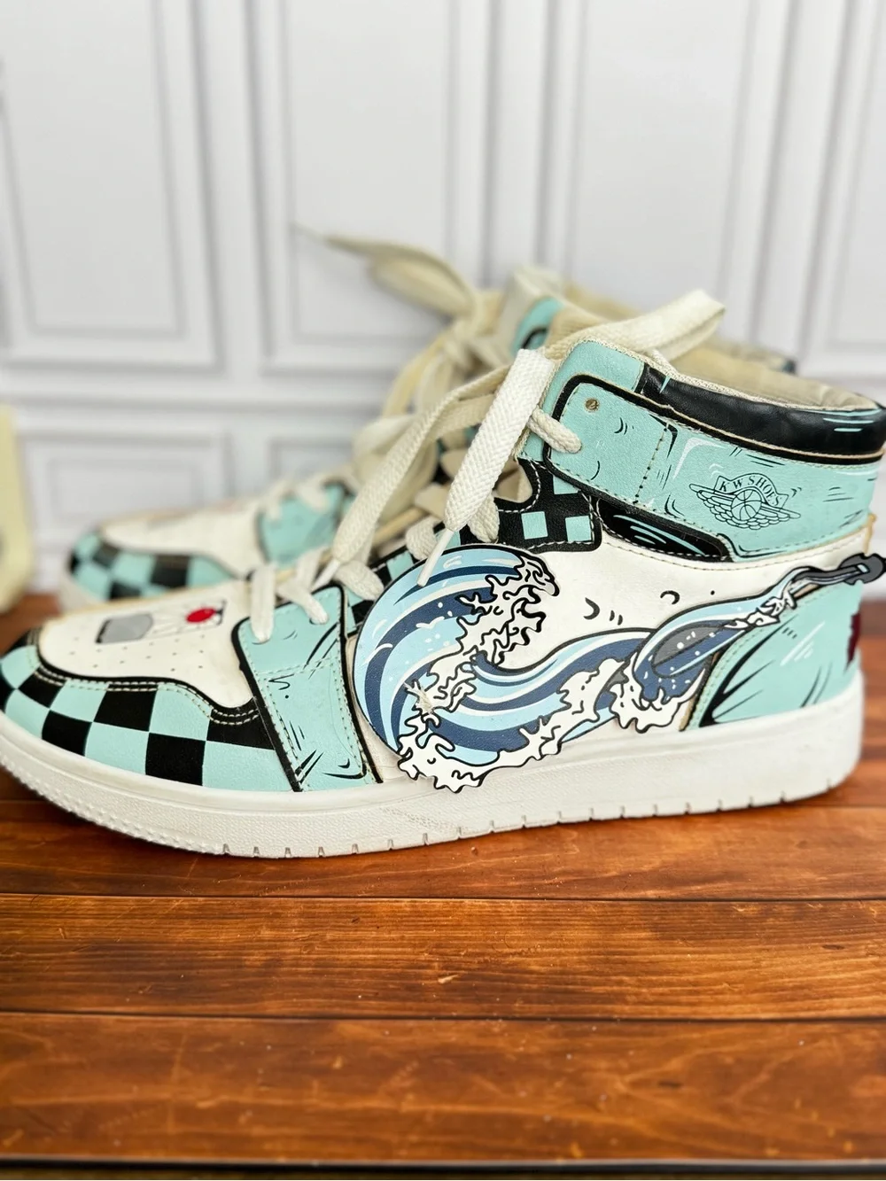 Costum Demon Slayer High-Top Anime-Inspired Sneakers